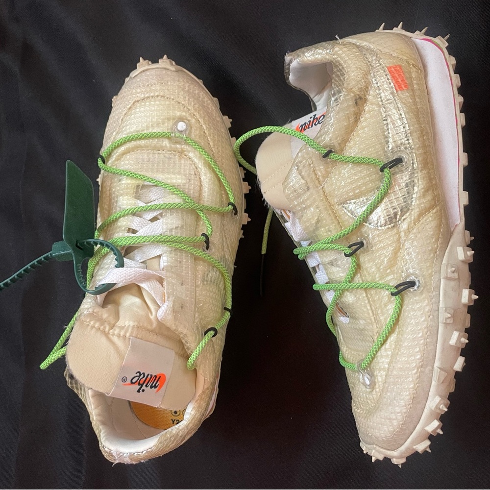 Off-white waffle runners - Picture 3 of 4